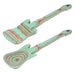 Island Bamboo Pakkawood Guitar Spoon and Spatula, Set of 2, Mint