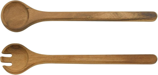 Zassenhaus Acacia Wood 2 Piece Salad Serving Utensil Set, 13.75" x 2.5"