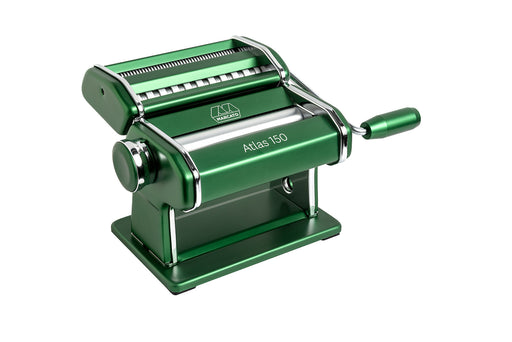 Marcato Atlas 150 Pasta Machine with Cutter, Hand Crank, and Instructions, Made in Italy