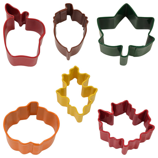 R&M International Assorted Fall Leaves Cookie Cutter Set, 11 Piece