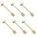 R&M International Wooden Honey Dipper with Bee, Set of 6