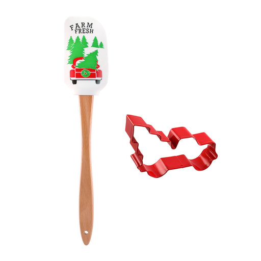 R&M International Fall and Winter Spatula & Cookie Cutter Set