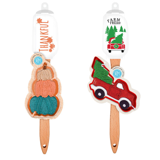 R&M International Fall and Winter Spatula & Cookie Cutter Set