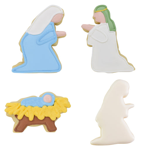 R&M International Angel, Cross, Nativity 13 Piece Cookie Cutter Set