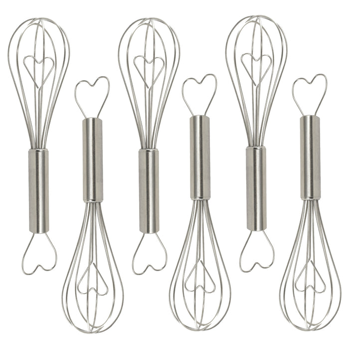 R&M International Heart Whisk, Pack of 6