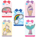 R&M International Rainbow/Bee/Mermaid/Camper/Ice Cream Cookie Cutter Set