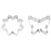 R&M International Daisy and Butterfly 2 Piece Cookie Cutter Set