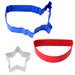 R&M Internatioanl Patriotic Cookie Cutter Set