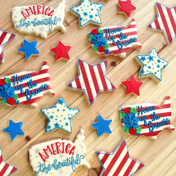 R&M Internatioanl Patriotic Cookie Cutter Set