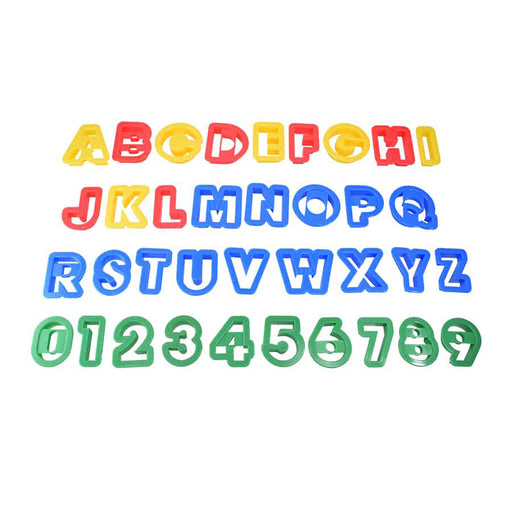 R&M Alphabet, Numbers, and Cookie Stick Cookie Cutter Set