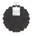 Talisman Designs Silicone Nonslip Grip Silicone Hot Pad & Trivet, Set of 1, Black