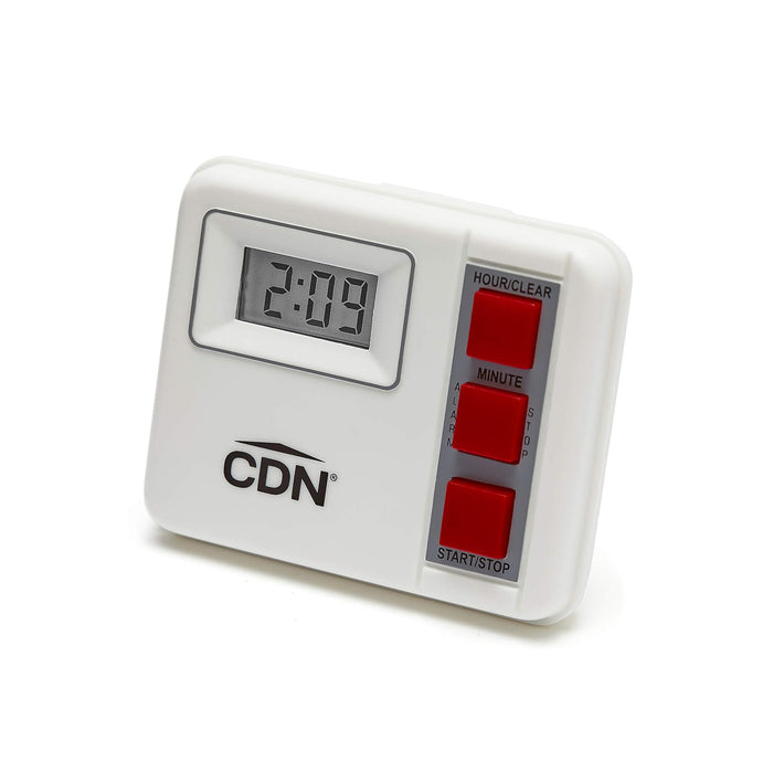 CDN Digital Kitchen Timer with, 20 Hour, White