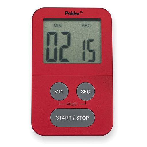 Polder Mini Timer, Red