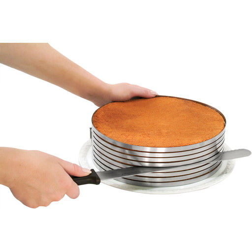 Zenker 3 Piece Layer Cake Slicing Kit With 12-Inch Serrated Knife