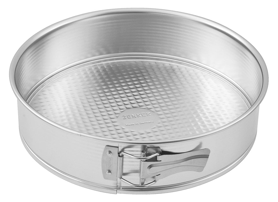 Zenker Tin Plated Steel Springform Pan, 11-Inch, Silver