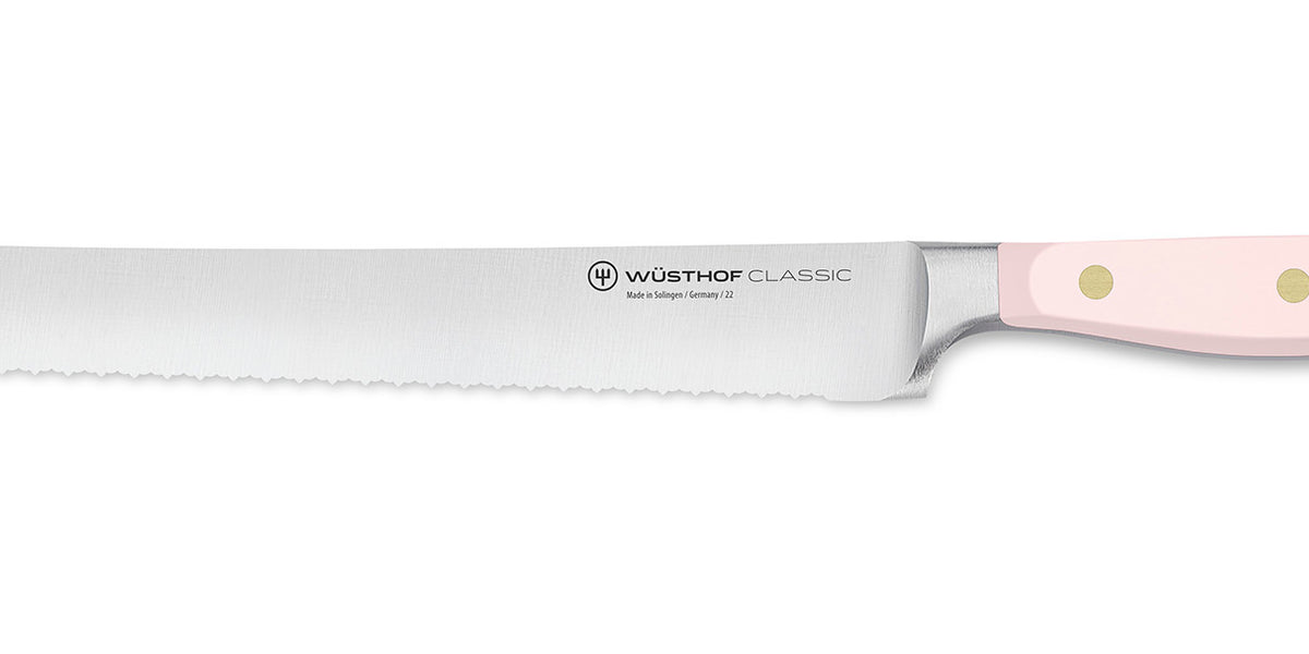 Wusthof Classic 9 Double-Serrated Bread Knife Coral Peach