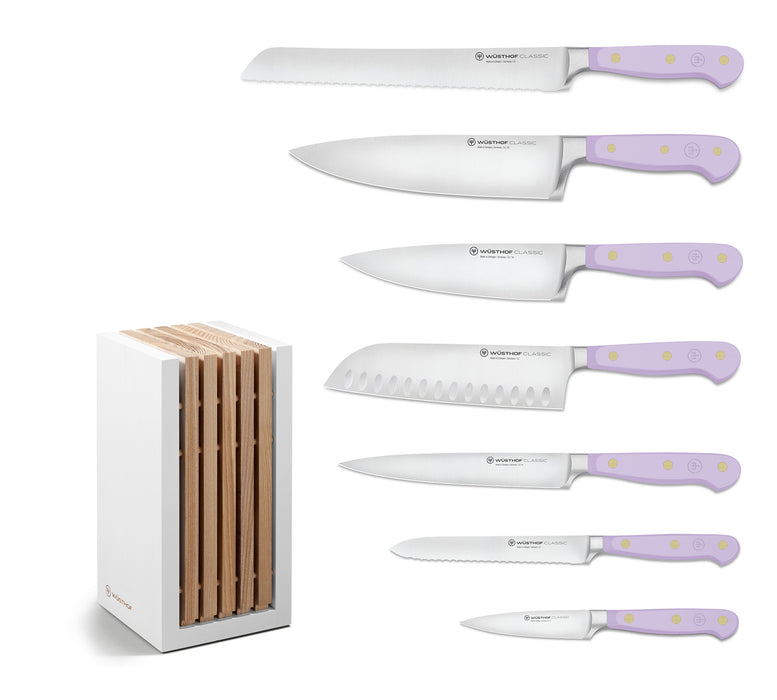 Wusthof Classic 8 Piece Knife Block Set, Purple Yam