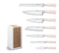 Wusthof Classic 8 Piece Knife Block Set, Pink Sea Salt