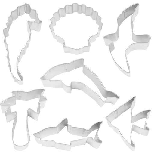 R&M International Seven Seas Underwater Theme 7 Piece Cookie Cutter Set