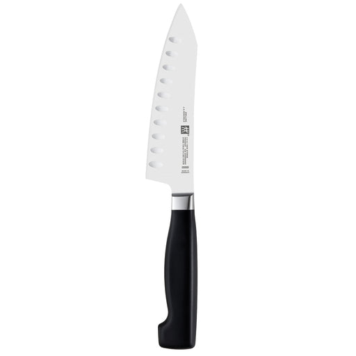 Zwilling J.A. Henckels Four Star 5" Hollow Edge Rocking Santoku Knife