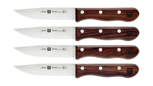 Zwilling J.A. Henckels 4-Pc Zwilling Steakhouse Steak Knife Set With Storage Case