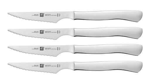 Zwilling J.A. Henckels 4-Pc Stainless Steel Serrated Steak Knife Set