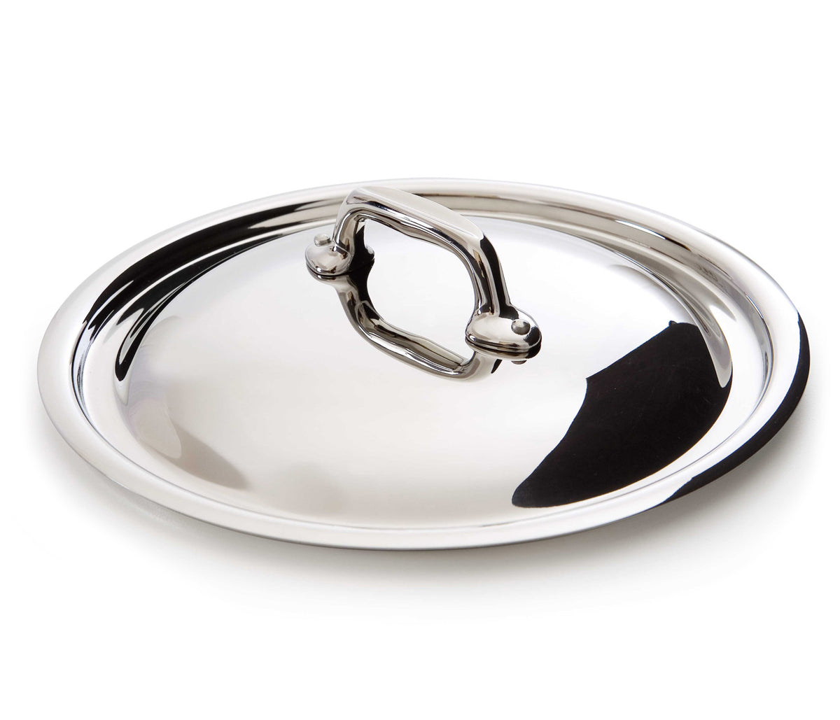 Mauviel M'COOK 5-Ply Rondeau With Lid, Cast Stainless Steel