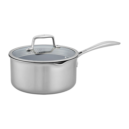 Zwilling Clad CFX 3-qt Stainless Steel Ceramic Nonstick Saucepan