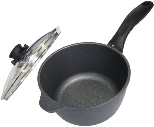 Swiss Diamond Nonstick Induction Saucepan With Lid, 2.2 Quart