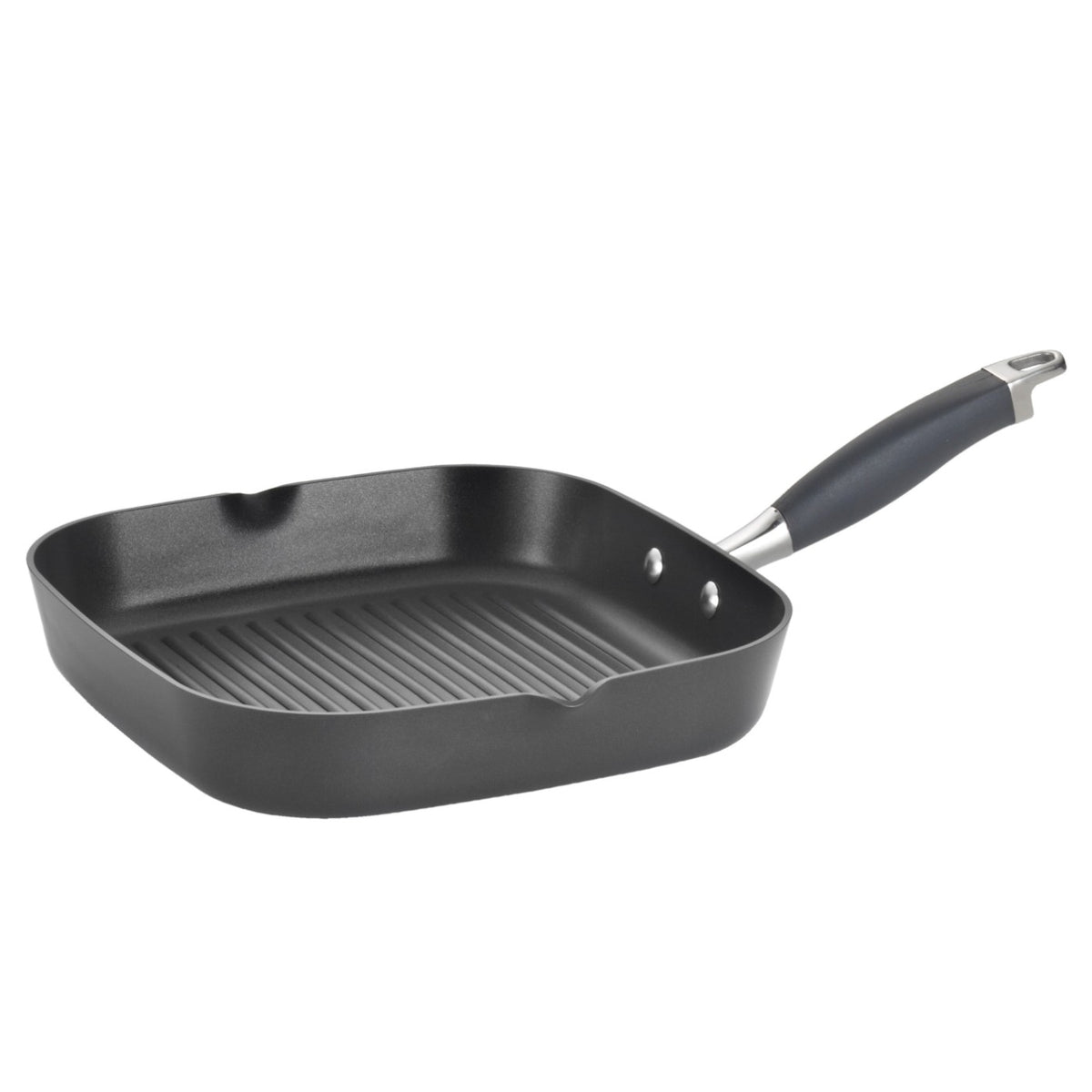 Anolon Advanced Home Hard-Anodized Nonstick Skillets (12.5-Inch Divided  Skillet, Moonstone)