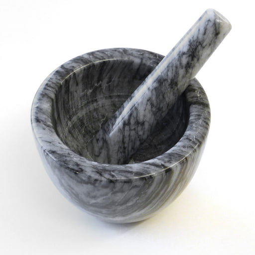 RSVP Grey Marble Mortar & Pestle